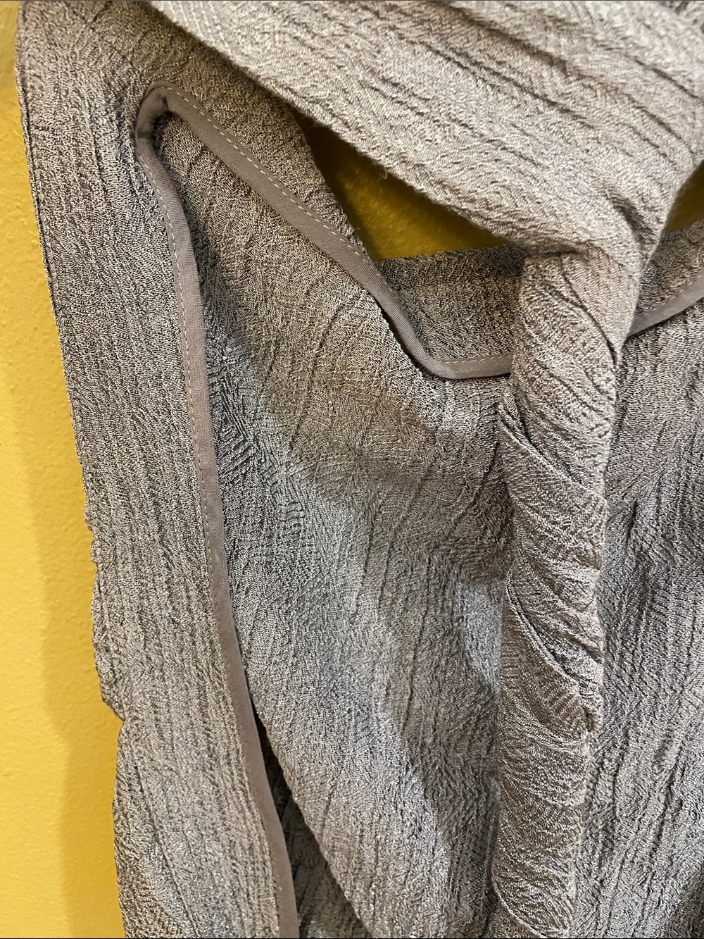 NWT Zara Gray Sleeveless Twist-Back Sheath Top - Picture 10 of 15